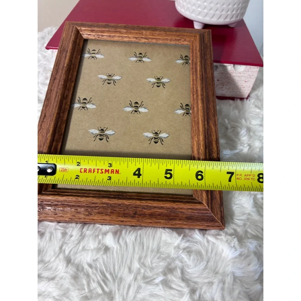 Vintage Oak Rustic Brown Wood Grain 5x7 Picture Frame